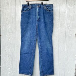 Wrangler Cowboy Cut Men Jeans 40x32 Original Fit Blue Western 13MWZPW Farm Rodeo